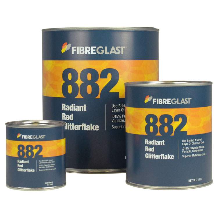 Product Image of Radiant Red Glitterflake