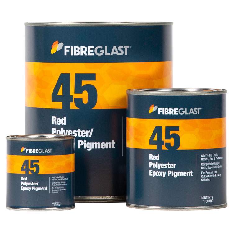 Product Image of Red Polyester/Epoxy Pigment